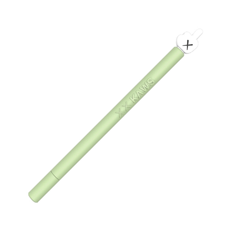 LOVE MEI For Apple Pencil 2 Middle Finger Shape Stylus Pen Silicone Protective Case Cover (Green) - Pencil Accessories by LOVE MEI | Online Shopping South Africa | PMC TechLife | Buy Now Pay Later Mobicred