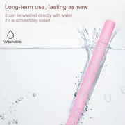 LOVE MEI For Apple Pencil 2 Middle Finger Shape Stylus Pen Silicone Protective Case Cover (Purple)
