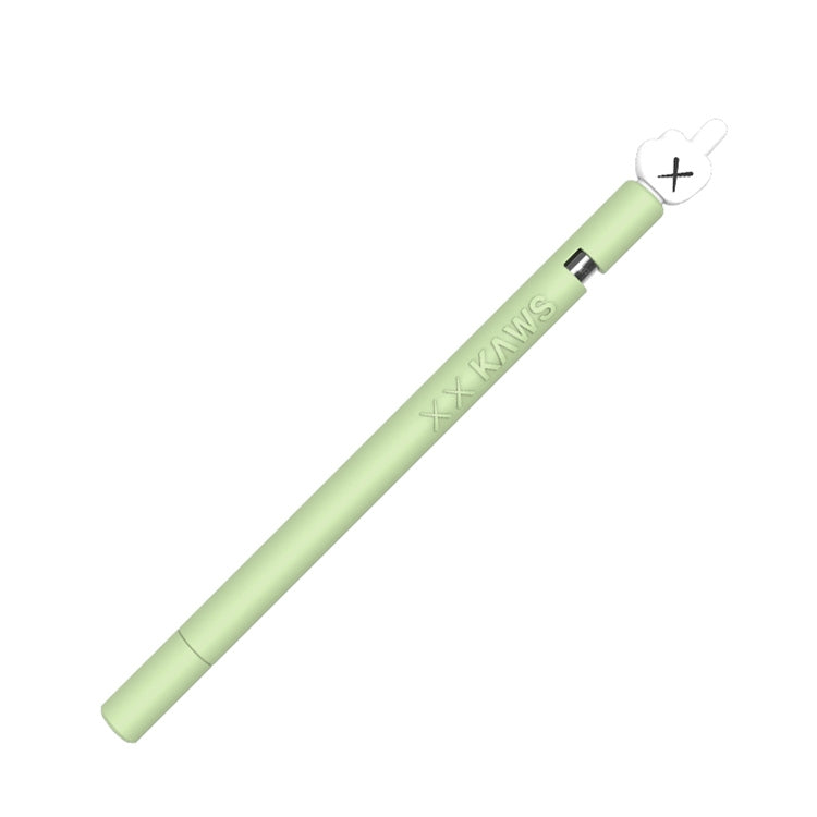 LOVE MEI For Apple Pencil 1 Middle Finger Shape Stylus Pen Silicone Protective Case Cover (Green) - Pencil Accessories by LOVE MEI | Online Shopping South Africa | PMC TechLife | Buy Now Pay Later Mobicred