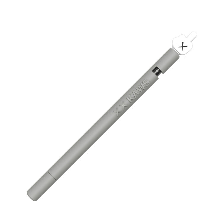 LOVE MEI For Apple Pencil 1 Middle Finger Shape Stylus Pen Silicone Protective Case Cover (Grey) - Pencil Accessories by LOVE MEI | Online Shopping South Africa | PMC TechLife | Buy Now Pay Later Mobicred