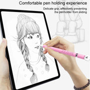 LOVE MEI For Apple Pencil 1 Middle Finger Shape Stylus Pen Silicone Protective Case Cover (Blue)