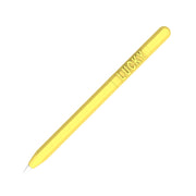 LOVE MEI For Apple Pencil 1 Number Letter Design Stylus Pen Silicone Protective Case Cover(Yellow)