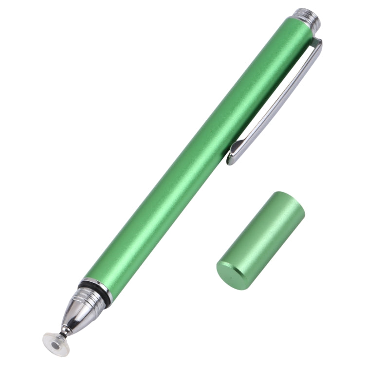 Universal Silicone Disc Nib Capacitive Stylus Pen (Green) - Stylus Pen by PMC TechLife | Online Shopping South Africa | PMC TechLife | Buy Now Pay Later Mobicred