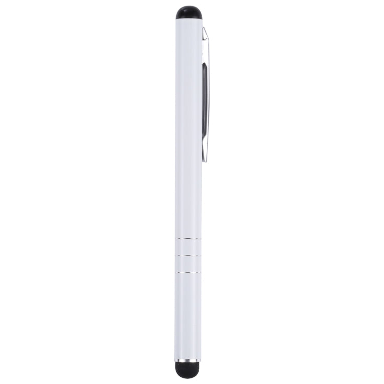 Universal Three Rings Mobile Phone Writing Pen (White) - Stylus Pen by PMC TechLife | Online Shopping South Africa | PMC TechLife