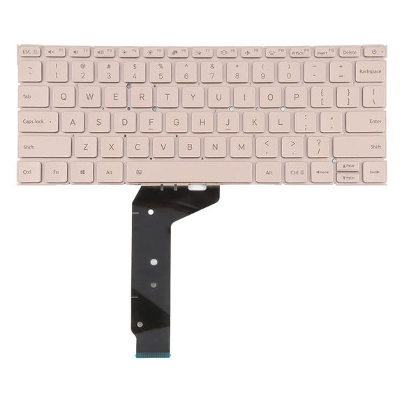 For Xiaomi Mi Notebook Air 12.5 US Version Keyboard with Backlight (Gold)