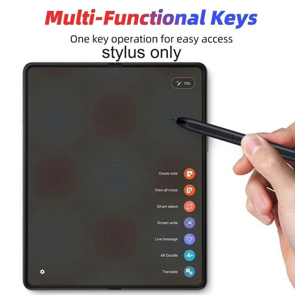 Touch Capacitive Pen Stylus For Samsung Galaxy Z Fold4 / Galaxy Z Fold3 5G (Beige White)