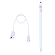Universal Aluminum Alloy Active Capacitive Stylus Pen(White)