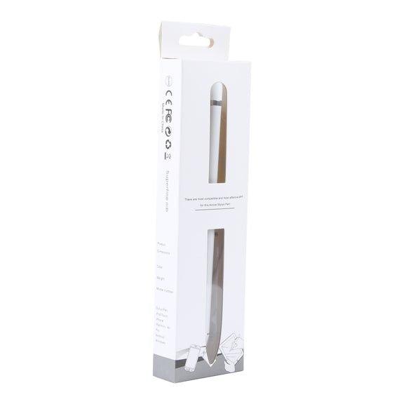 Universal Aluminum Alloy Active Capacitive Stylus Pen(White)
