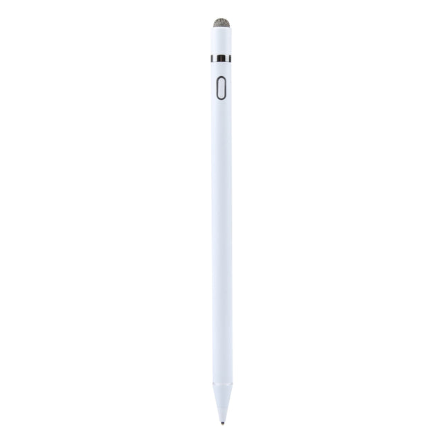 Universal Aluminum Alloy Active Capacitive Stylus Pen(White)