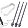 For Samsung Galaxy Z Fold5 / Fold4 / Fold3 4 in 1 Stylus Pen Replacement Pencil Tips (Black) - Pencil Accessories by PMc TechLife | Online Shopping South Africa | PMc TechLife | Buy Now Pay Later Mobicred