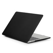 ENKAY Hat-Prince 2 in 1 Frosted Hard Shell Plastic Protective Case + US Version Ultra-thin TPU Keyboard Protector Cover for 2016 New MacBook Pro 15.4 inch with Touchbar (A1707)(Black)