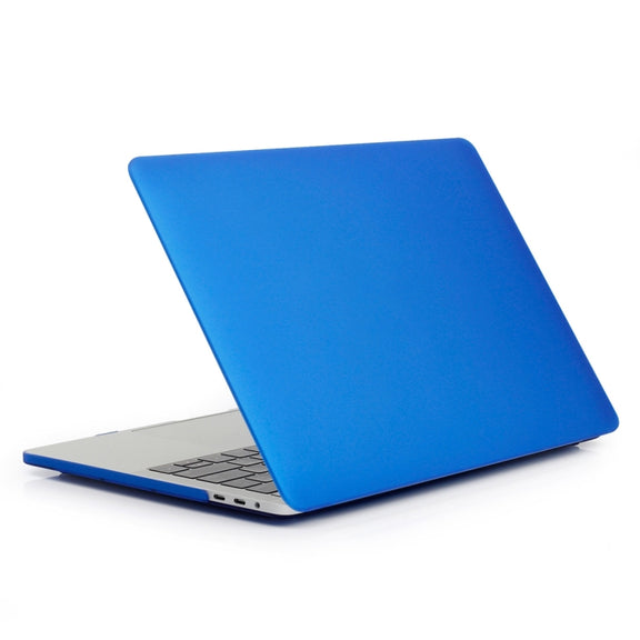ENKAY Hat-Prince 2 in 1 Frosted Hard Shell Plastic Protective Case + US Version Ultra-thin TPU Keyboard Protector Cover for 2016 New MacBook Pro 15.4 inch with Touchbar (A1707)(Dark Blue)