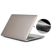 ENKAY Hat-Prince 2 in 1 Crystal Hard Shell Plastic Protective Case + US Version Ultra-thin TPU Keyboard Protector Cover for 2016 New MacBook Pro 13.3 inch with Touchbar (A1706)(Grey)