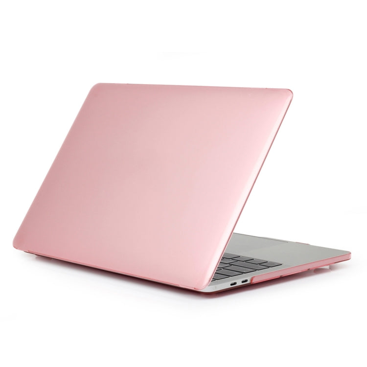 ENKAY Hat-Prince 2 in 1 Crystal Hard Shell Plastic Protective Case + US Version Ultra-thin TPU Keyboard Protector Cover for 2016 New MacBook Pro 13.3 inch without Touchbar (A1708)(Pink)