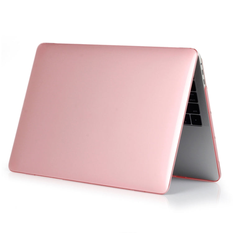 ENKAY Hat-Prince 2 in 1 Crystal Hard Shell Plastic Protective Case + US Version Ultra-thin TPU Keyboard Protector Cover for 2016 New MacBook Pro 13.3 inch without Touchbar (A1708)(Pink)