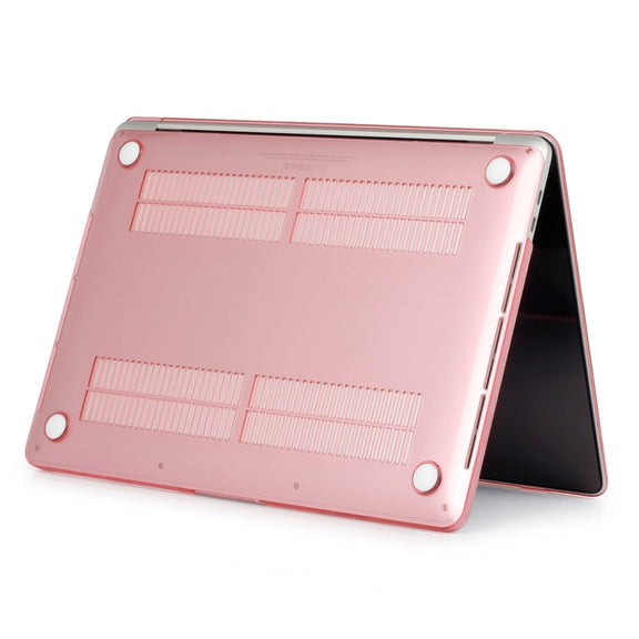 ENKAY Hat-Prince 2 in 1 Crystal Hard Shell Plastic Protective Case + US Version Ultra-thin TPU Keyboard Protector Cover for 2016 New MacBook Pro 13.3 inch without Touchbar (A1708)(Pink)
