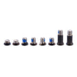8 in 1 for Macbook 12 inch A1534 Computer Case Bottom Cover Screws (2 Long + 6 Short)(Black) - Screws by PMc TechLife | Online Shopping South Africa | PMc TechLife | Buy Now Pay Later Mobicred