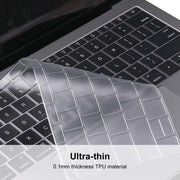 ENKAY TPU Keyboard Protector Cover for MacBook Pro 13.3 inch without Touch Bar A1708 / MacBook 12 2015 A1534, Europe Version