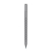 For Apple Pencil (USB-C) Diamond Pattern Silicone Stylus Pen Protective Case (Grey)
