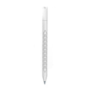 For Apple Pencil (USB-C) Diamond Pattern Silicone Stylus Pen Protective Case (White)