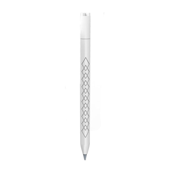 For Apple Pencil (USB-C) Diamond Pattern Silicone Stylus Pen Protective Case (White)