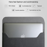 2 in 1 Horizontal Matte Leather Laptop Inner Bag + Power Bag for MacBook Air 11.6 inch A1465 (2012