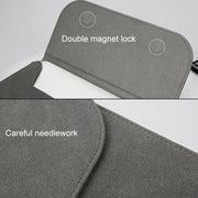 2 in 1 Horizontal Matte Leather Laptop Inner Bag + Power Bag for MacBook Air 11.6 inch A1465 (2012