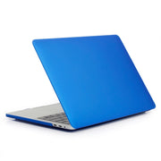 ENKAY Hat-Prince 2 in 1 Frosted Hard Shell Plastic Protective Case + Europe Version Ultra-thin TPU Keyboard Protector Cover for 2016 MacBook Pro 13.3 Inch with Touch Bar (A1706)(Dark Blue)