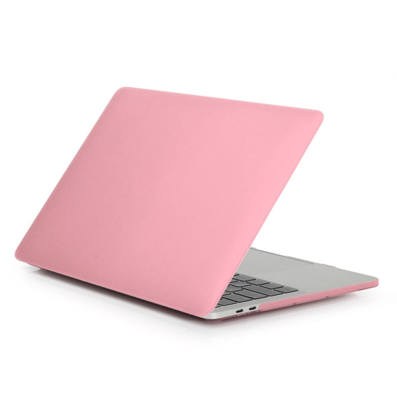 ENKAY Hat-Prince 2 in 1 Frosted Hard Shell Plastic Protective Case + Europe Version Ultra-thin TPU Keyboard Protector Cover for 2016 MacBook Pro 13.3 Inch with Touch Bar (A1706) (Pink)