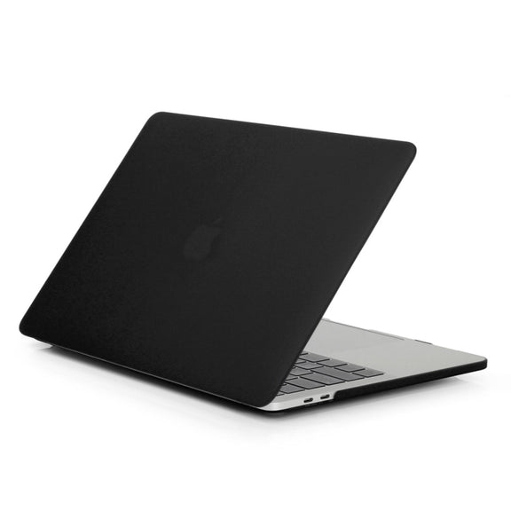 ENKAY Hat-Prince 2 in 1 Frosted Hard Shell Plastic Protective Case + Europe Version Ultra-thin TPU Keyboard Protector Cover for 2016 MacBook Pro 13.3 Inch without Touch Bar (A1708) (Black)