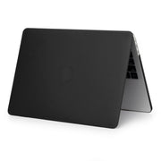 ENKAY Hat-Prince 2 in 1 Frosted Hard Shell Plastic Protective Case + Europe Version Ultra-thin TPU Keyboard Protector Cover for 2016 MacBook Pro 13.3 Inch without Touch Bar (A1708) (Black)