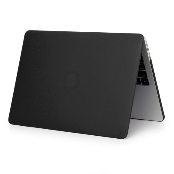 ENKAY Hat-Prince 2 in 1 Frosted Hard Shell Plastic Protective Case + Europe Version Ultra-thin TPU Keyboard Protector Cover for 2016 MacBook Pro 13.3 Inch without Touch Bar (A1708) (Black)