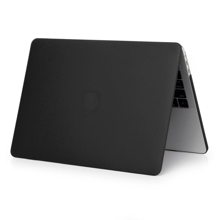 ENKAY Hat-Prince 2 in 1 Frosted Hard Shell Plastic Protective Case + Europe Version Ultra-thin TPU Keyboard Protector Cover for 2016 MacBook Pro 13.3 Inch without Touch Bar (A1708) (Black)