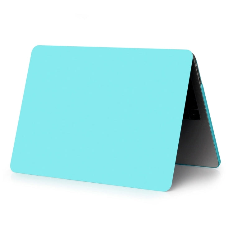 ENKAY Hat-Prince 2 in 1 Frosted Hard Shell Plastic Protective Case + Europe Version Ultra-thin TPU Keyboard Protector Cover for 2016 MacBook Pro 13.3 Inch without Touch Bar (A1708) (Blue)