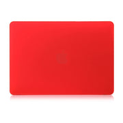 ENKAY Hat-Prince 2 in 1 Frosted Hard Shell Plastic Protective Case + Europe Version Ultra-thin TPU Keyboard Protector Cover for 2016 MacBook Pro 13.3 Inch without Touch Bar (A1708) (Red)