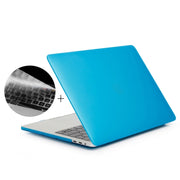 ENKAY Hat-Prince 2 in 1 Frosted Hard Shell Plastic Protective Case + Europe Version Ultra-thin TPU Keyboard Protector Cover for 2016 MacBook Pro 13.3 Inch without Touch Bar (A1708) (Baby Blue)