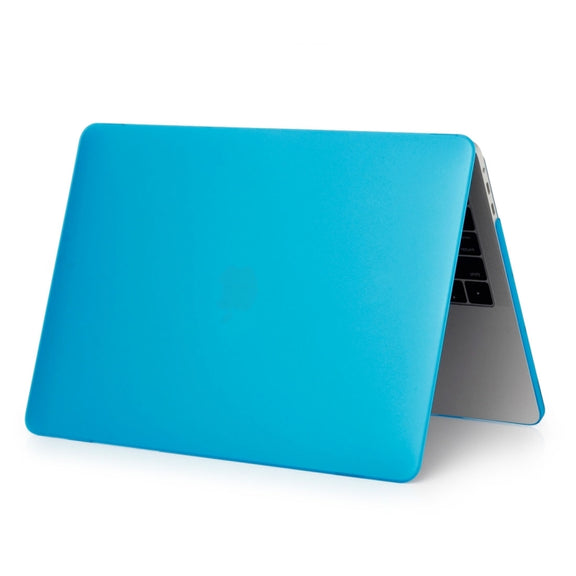 ENKAY Hat-Prince 2 in 1 Frosted Hard Shell Plastic Protective Case + Europe Version Ultra-thin TPU Keyboard Protector Cover for 2016 MacBook Pro 13.3 Inch without Touch Bar (A1708) (Baby Blue)