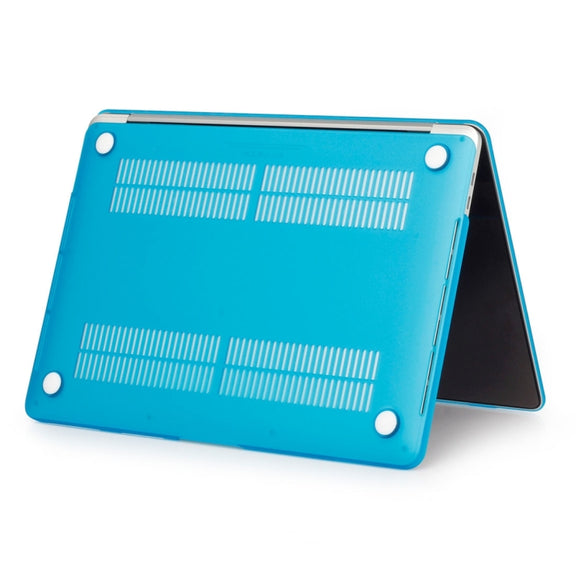 ENKAY Hat-Prince 2 in 1 Frosted Hard Shell Plastic Protective Case + Europe Version Ultra-thin TPU Keyboard Protector Cover for 2016 MacBook Pro 13.3 Inch without Touch Bar (A1708) (Baby Blue)