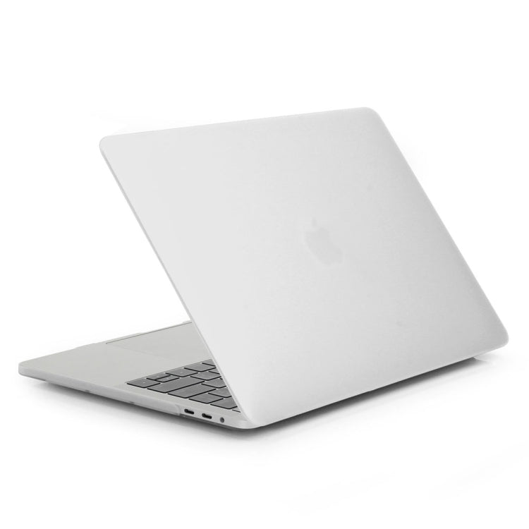 ENKAY Hat-Prince 2 in 1 Frosted Hard Shell Plastic Protective Case + Europe Version Ultra-thin TPU Keyboard Protector Cover for 2016 MacBook Pro 13.3 Inch without Touch Bar (A1708) (White)