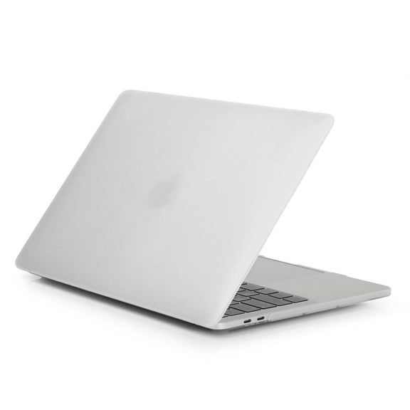 ENKAY Hat-Prince 2 in 1 Frosted Hard Shell Plastic Protective Case + Europe Version Ultra-thin TPU Keyboard Protector Cover for 2016 MacBook Pro 13.3 Inch without Touch Bar (A1708) (White)