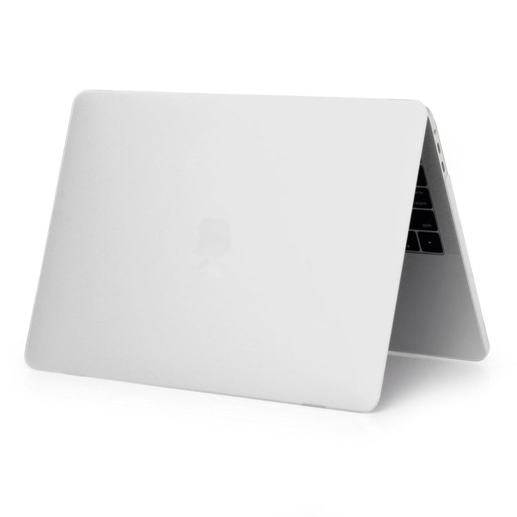 ENKAY Hat-Prince 2 in 1 Frosted Hard Shell Plastic Protective Case + Europe Version Ultra-thin TPU Keyboard Protector Cover for 2016 MacBook Pro 13.3 Inch without Touch Bar (A1708) (White)