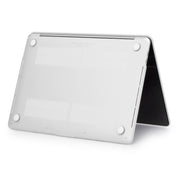 ENKAY Hat-Prince 2 in 1 Frosted Hard Shell Plastic Protective Case + Europe Version Ultra-thin TPU Keyboard Protector Cover for 2016 MacBook Pro 13.3 Inch without Touch Bar (A1708) (White)