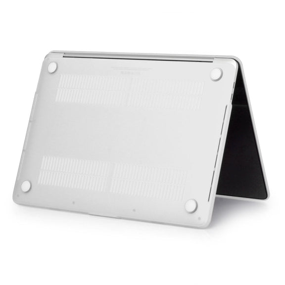 ENKAY Hat-Prince 2 in 1 Frosted Hard Shell Plastic Protective Case + Europe Version Ultra-thin TPU Keyboard Protector Cover for 2016 MacBook Pro 13.3 Inch without Touch Bar (A1708) (White)