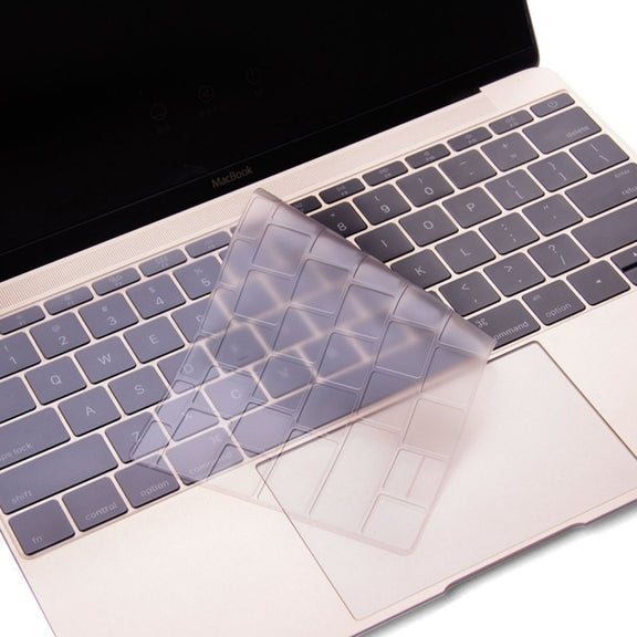ENKAY Hat-Prince 2 in 1 Frosted Hard Shell Plastic Protective Case + Europe Version Ultra-thin TPU Keyboard Protector Cover for 2016 MacBook Pro 13.3 Inch without Touch Bar (A1708) (White)