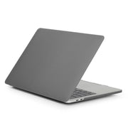 ENKAY Hat-Prince 2 in 1 Frosted Hard Shell Plastic Protective Case + Europe Version Ultra-thin TPU Keyboard Protector Cover for 2016 MacBook Pro 15.4 Inch with Touch Bar (A1707) (Grey)
