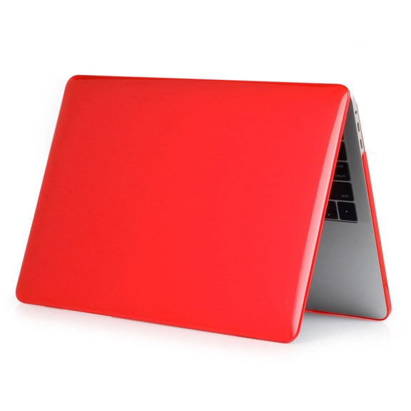 ENKAY Hat-Prince 2 in 1 Crystal Hard Shell Plastic Protective Case + Europe Version Ultra-thin TPU Keyboard Protector Cover for 2016 MacBook Pro 13.3 Inch with Touch Bar (A1706) (Red)