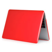 ENKAY Hat-Prince 2 in 1 Crystal Hard Shell Plastic Protective Case + Europe Version Ultra-thin TPU Keyboard Protector Cover for 2016 MacBook Pro 13.3 Inch without Touch Bar (A1708) (Red)
