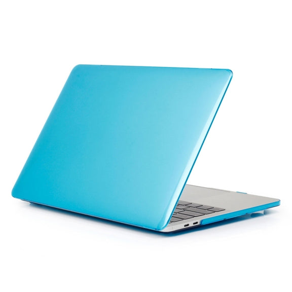 ENKAY Hat-Prince 2 in 1 Crystal Hard Shell Plastic Protective Case + Europe Version Ultra-thin TPU Keyboard Protector Cover for 2016 MacBook Pro 13.3 Inch without Touch Bar (A1708) (Baby Blue)