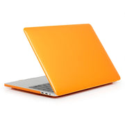 ENKAY Hat-Prince 2 in 1 Crystal Hard Shell Plastic Protective Case + Europe Version Ultra-thin TPU Keyboard Protector Cover for 2016 MacBook Pro 15.4 Inch with Touch Bar (A1707) (Orange)