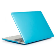 ENKAY Hat-Prince 2 in 1 Crystal Hard Shell Plastic Protective Case + Europe Version Ultra-thin TPU Keyboard Protector Cover for 2016 MacBook Pro 15.4 Inch with Touch Bar (A1707) (Baby Blue)